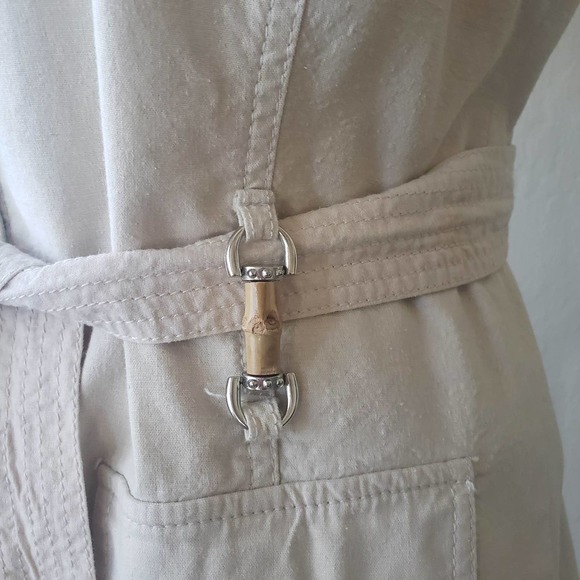 Ny & Co Safari 2 Piece Vest and Skirt Set Size Large Beige - Picture 5 of 10